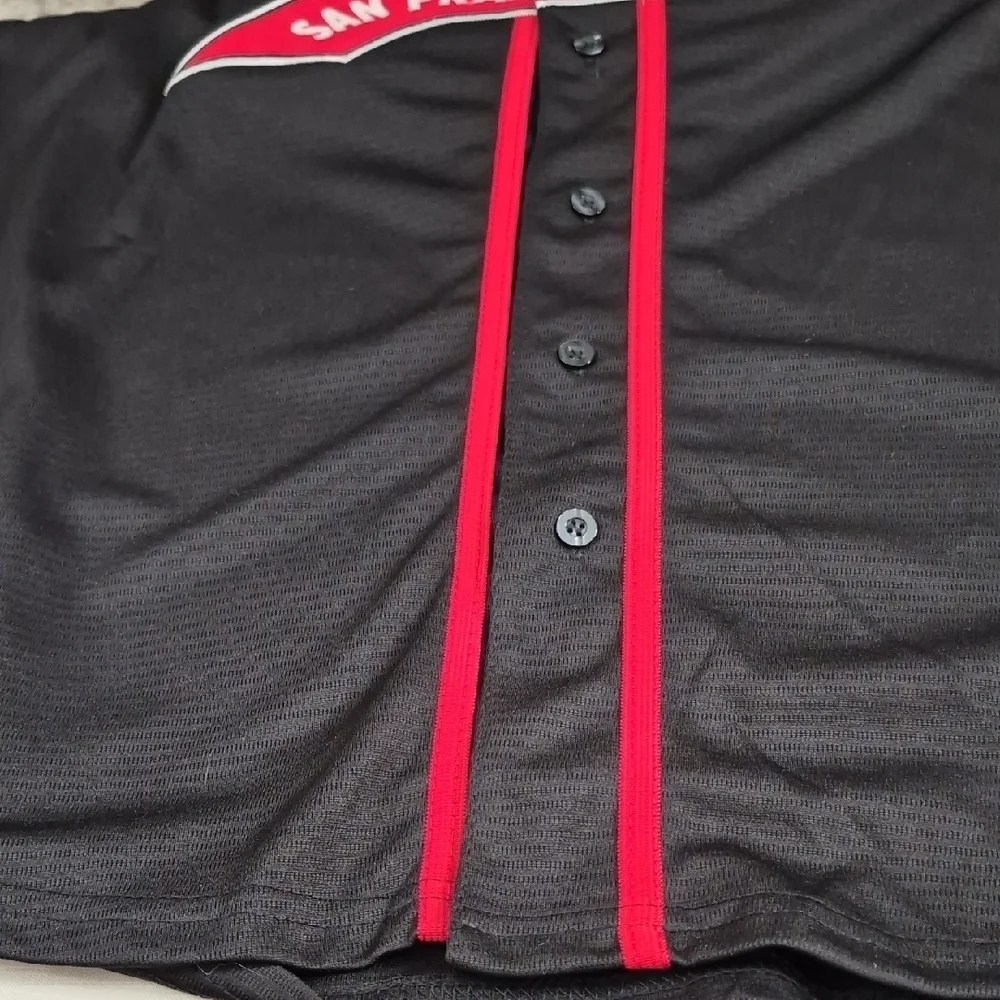 Nike Black and Red 49ers Jersey - Picture 8 of 8